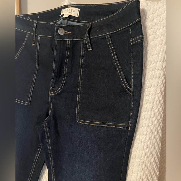 Francesca’s collection Harper Heritage boot cut blue jeans size 29 - Picture 2 of 7